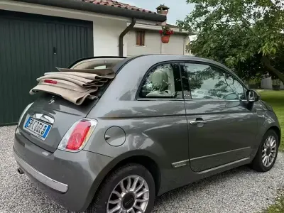 Usata Fiat 500C Lounge 95 CV (69 kW) 2013 Grigio Cabrio
