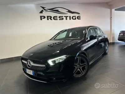 Usata Mercedes A180 AMG 116 CV (85 kW) 2018 Nero Berlina