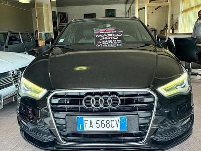 Usata Audi A3 110 CV (80 kW) 2014 Nero Berlina