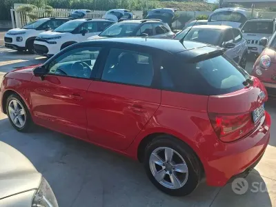 Usata Audi A1 95 CV (69 kW) 2015 Rosso Utilitaria