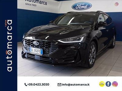 Usata Ford Focus ST-Line 125 CV (91 kW) 2022 Nero metallizzato Station wagon