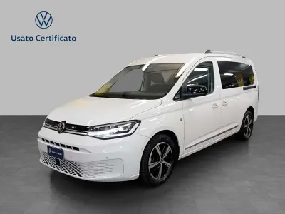 Usado VW Caddy Maxi Style 122 CV (89 kW) 2024 Blanco Monovolumen