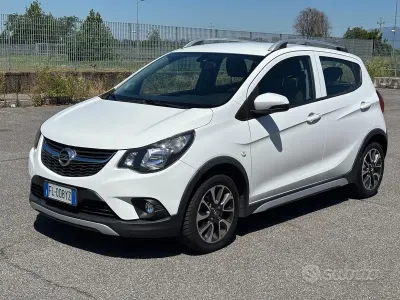 Usata Opel Karl Rocks 73 CV (53 kW) 2017 Bianco Utilitaria