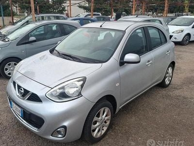 Usata Nissan Micra Tekna 80 CV (58 kW) 2014 Argento Utilitaria