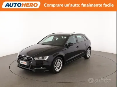 Usata Audi A3 Attraction 110 CV (80 kW) 2016 Nero Berlina