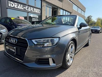 Usata Audi A3 Cabriolet Sport 150 CV (110 kW) 2018 Grigio Cabrio