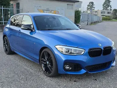 Usata BMW 118 M Sport 136 CV (100 kW) 2019 Blu/azzurro Utilitaria