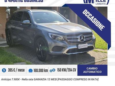 Usata Mercedes GLC250 Business 204 CV (150 kW) 2016 Grigio metallizzato SUV