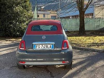 Usata Fiat 500C Lounge 69 CV (50 kW) 2018 Grigio Cabrio