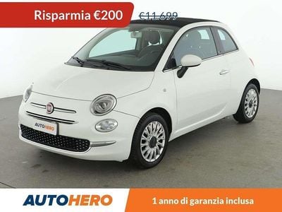 Bianco Usata 2016 Fiat 500C Lounge Cabrio | 11.499 € (Buon prezzo)