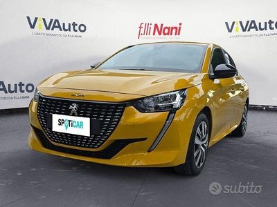 Usata Peugeot 208 Active 75 CV (55 kW) 2023 Giallo Utilitaria