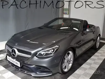 Usata Mercedes SLC180 AMG line 156 CV (114 kW) 2018 Grigio Cabrio