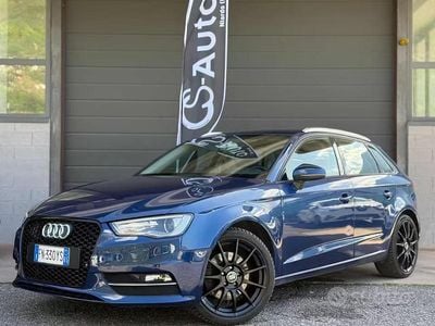 Usata Audi A3 Attraction 184 CV (135 kW) 2014 Blu Berlina