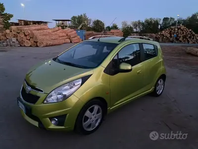 Usata Chevrolet Spark 81 CV (59 kW) 2010 Verde Utilitaria