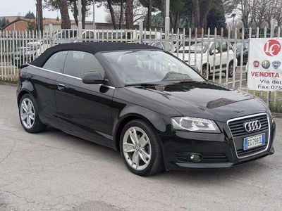 Usata Audi A3 Cabriolet Ambition 105 CV (77 kW) 2011 Nero Cabrio