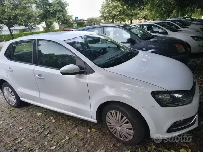 Usata VW Polo 85 CV (62 kW) 2015 Bianco Berlina