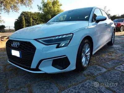 Usata Audi A3 Business 110 CV (80 kW) 2021 Bianco Berlina