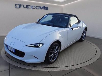Usata Mazda MX5 Exclusive-Line 132 CV (97 kW) 2025 Artic white Cabrio