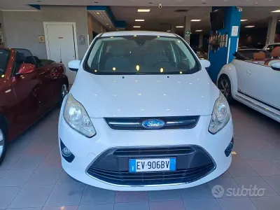 Usata Ford C-MAX S 101 CV (74 kW) 2014 Bianco Monovolume