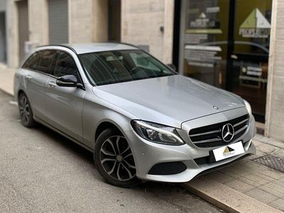 Usata Mercedes C200 136 CV (100 kW) 2015 Grigio Station wagon
