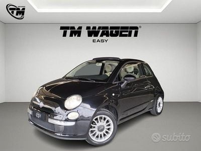 Usata Fiat 500C Lounge 69 CV (50 kW) 2011 Nero Cabrio