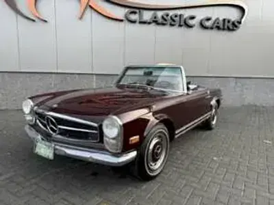 Usata Mercedes SL280 170 CV (125 kW) 1969 Rosso Cabrio