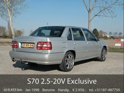 Usata Volvo S70 170 CV (125 kW) 1998 Grigio Berlina