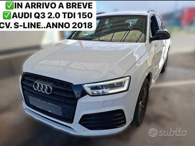 Usata Audi Q3 S-Line 150 CV (110 kW) 2018 Bianco SUV