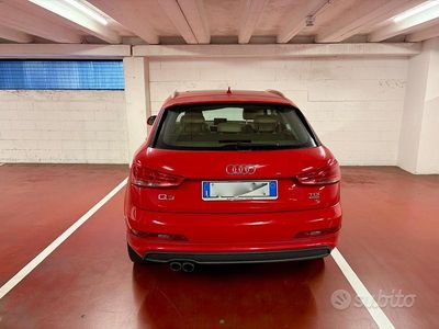 Usata Audi Q3 S-Line 140 CV (102 kW) 2014 Rosso SUV