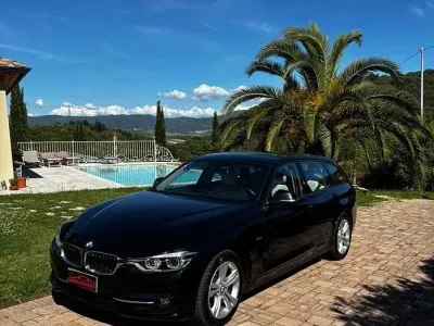 Usata BMW 316 Sport Line 116 CV (85 kW) 2016 Nero Station wagon