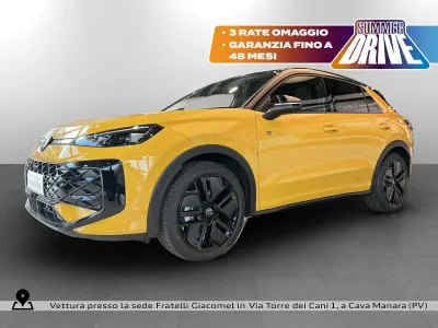 Nuova VW T-Roc R-line 150 CV (110 kW) 2026 Canary yellow nero SUV