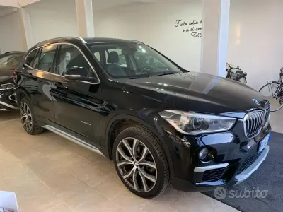 Usata BMW X1 xLine 150 CV (110 kW) 2016 Nero SUV