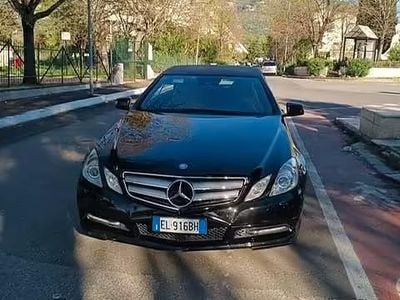 Usata Mercedes E250 Avantgarde 204 CV (150 kW) 2012 Nero Cabrio