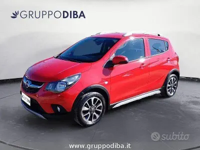 Usata Opel Karl Rocks 75 CV (55 kW) 2017 Rosso Utilitaria