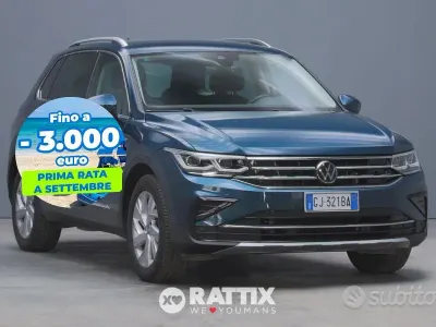 Usata VW Tiguan Elegance 150 CV (110 kW) 2022 Night shade blu SUV