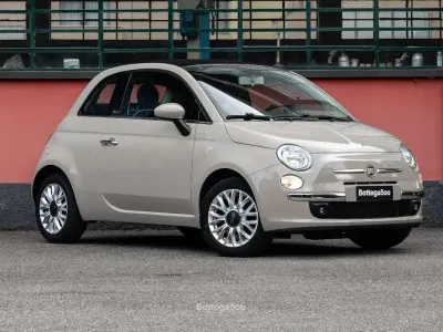 Usata Fiat 500C Lounge 69 CV (50 kW) 2015 Beige cappuccino 231/b Cabrio