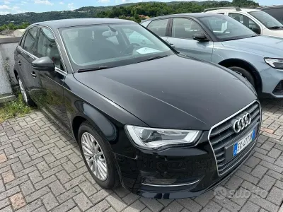 Usata Audi A3 Ambiente 110 CV (80 kW) 2014 Nero Berlina