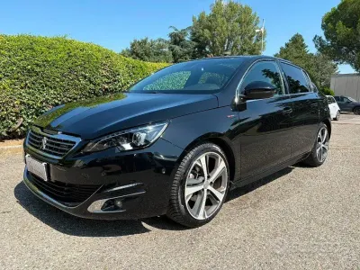 Usata Peugeot 308 GT-line 120 CV (88 kW) 2017 Nero Berlina