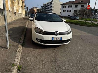 Usata VW Golf Cabriolet 105 CV (77 kW) 2012 Bianco Cabrio