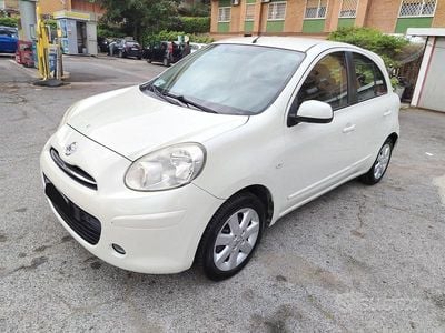 Usata Nissan Micra Tekna 98 CV (72 kW) 2012 Bianco Utilitaria
