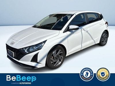 Usata Hyundai i20 82 CV (60 kW) 2024 Bianco pastello Utilitaria