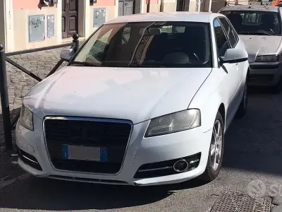 Usata Audi A3 90 CV (66 kW) 2011 Bianco Utilitaria