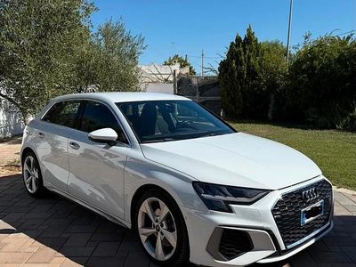 Usata Audi A3 S-Line 116 CV (85 kW) 2021 Bianco Berlina