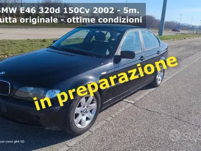 Usata BMW 320 150 CV (110 kW) 2002 Nero Berlina