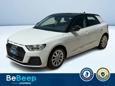 Usata Audi A1 Sportback Advanced 95 CV (69 kW) 2019 Bianco pastello Utilitaria
