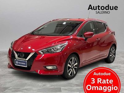 Usata Nissan Micra N-Connecta 90 CV (66 kW) 2017 Rosso Berlina