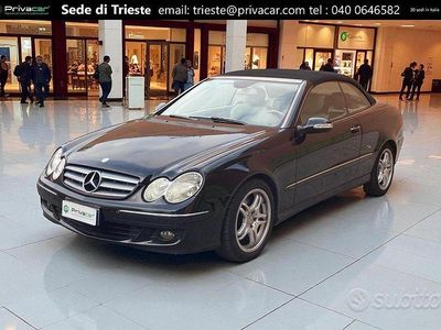 Usata Mercedes CLK320 Elegance 224 CV (164 kW) 2007 Nero Cabrio