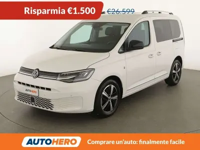 Usata VW Caddy Style 122 CV (89 kW) 2022 Bianco Monovolume