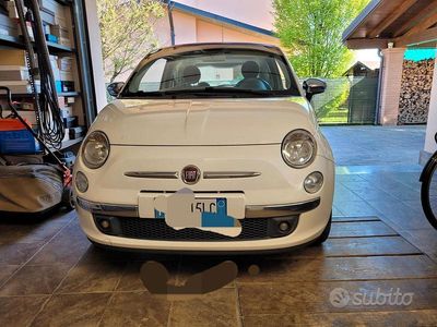 Usata Fiat 500 75 CV (55 kW) 2009 Bianco Cabrio