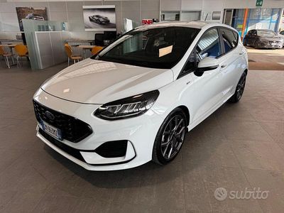 Usata Ford Fiesta ST-Line 125 CV (91 kW) 2023 Bianco Utilitaria